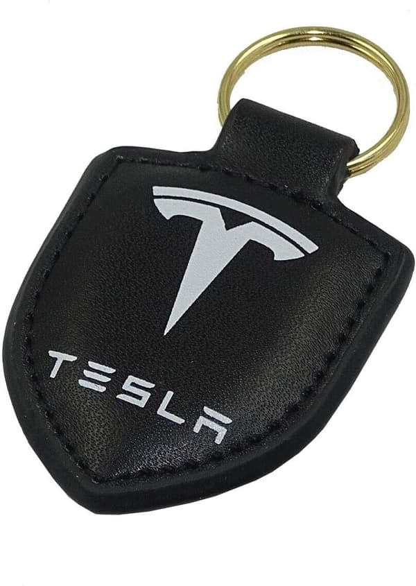 Leather Keyring Keychain Key Fob for Tesla Model 3 Model X model S Car-styling