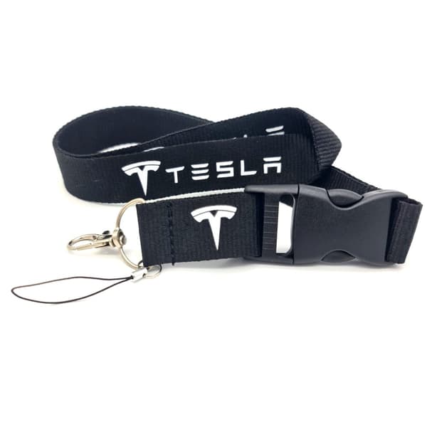 Tesla Lanyard Strap Key ring key chain Lanyards for neck Belt Loop