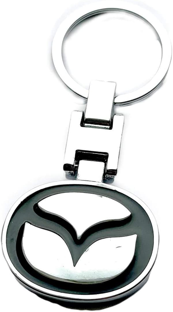 Mazda Keyring NEW Boxed or UnBoxed Key Ring Chain Silver