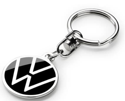 GENUINE Volkswagen Enamel Keyring NEW LOGO 000087010BQ