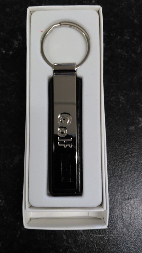 GENUINE VW GOLF KEYRING IN PRESENTATION BOX