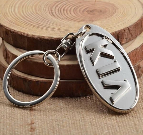 Kia Badge Metal Keyring Rio Sportage Picanto Sorrento Stinger
