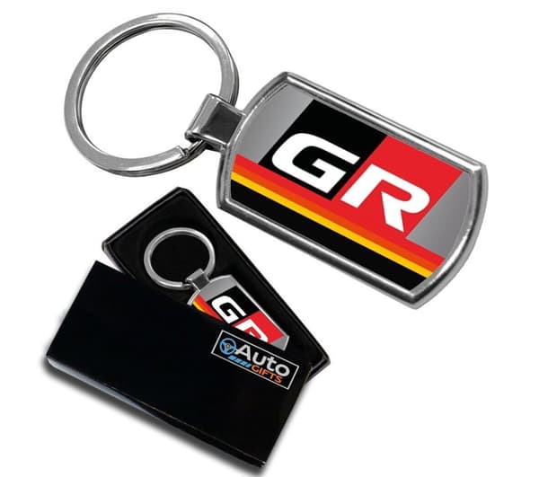 TOYOTA GR CAR KEYRING KEY CHAIN RING FOB METAL