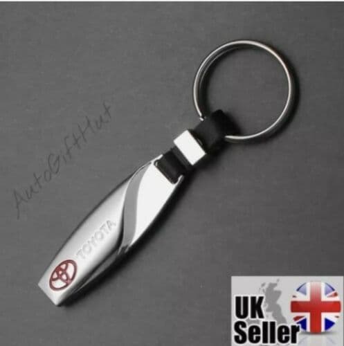 Toyota Keyring, Keychain,Metal Fob Aygo, Auris, Yaris, C-HR, GT86, Rav4, Hilux