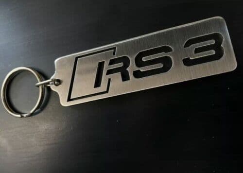 AUDI RS3 STAINLESS STEEL KEYRING GIFT