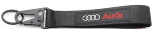 Audi Black Lanyard Keyring Chain ID Card Holder Phone Strap