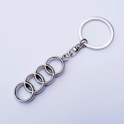 AUDI KEYRING KEY CHAIN FOB GIFT STAINLESS STEEL A1 A3 A4 A5 A8 Q5 Q7 RS3 S3 S4