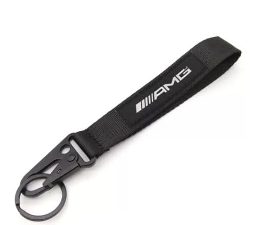 Mercedes AMG Black Lanyard Keyring Keychain ID Card Holder Phone Strap
