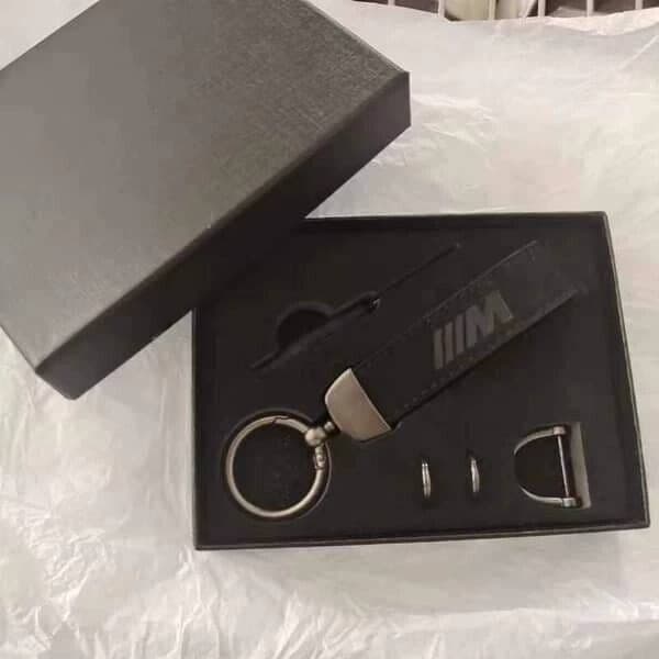 BMW Keyring Black M Sport Metal Luxury Keychain High Quality Key Ring With Box