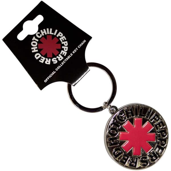 Red Hot Chilli Peppers Asterisk Logo Nyckelring