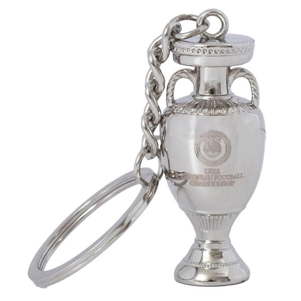 UEFA Europa League 2024 Trophy 3D Keyring Silver One Size