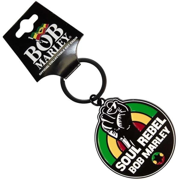 Bob Marley Soul Rebel Keyring