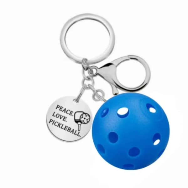 INF Nøkkelring for utendørs trening med pickleballracket-design