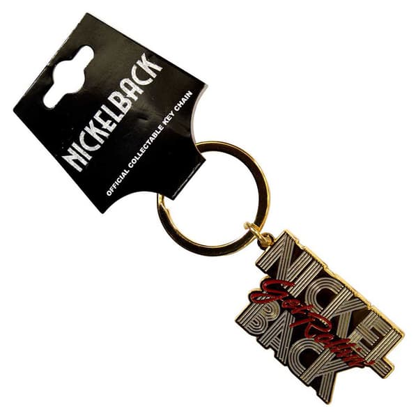 Nickelback Get Rollin Band Logo Keyring Keychain One Size