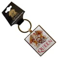 Miniatyrbild 2 av 2: Queen Classic Crest Band Logo Keyring Keychain One Size