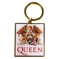 Miniatyrbild 1 av 2: Queen Classic Crest Band Logo Keyring Keychain One Size