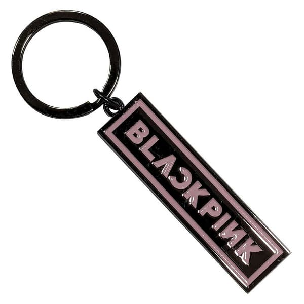 BlackPink Band Logo Keyring Keychain One Size