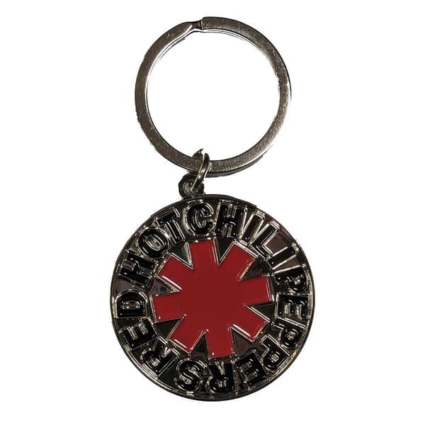 Red Hot Chili Peppers Asterisk Band Logo Keyring Keyring One Size