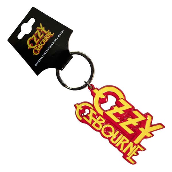 Ozzy Osbourne Stacked Logo Keyring Keychain One Size