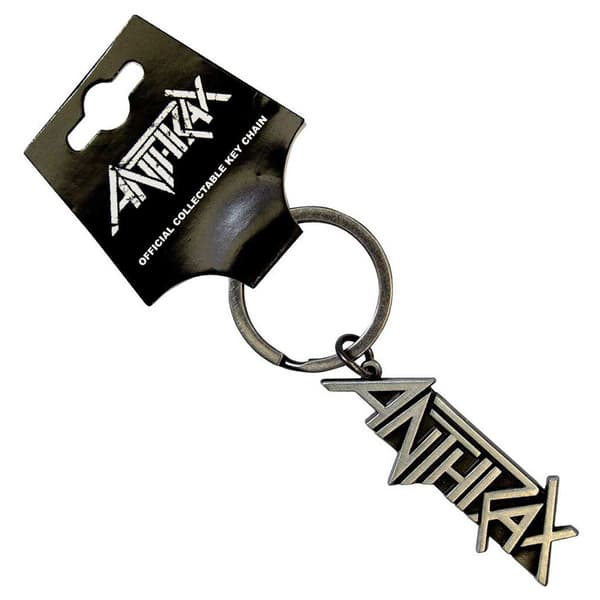 Anthrax Band Logo Keyring Keychain One Size
