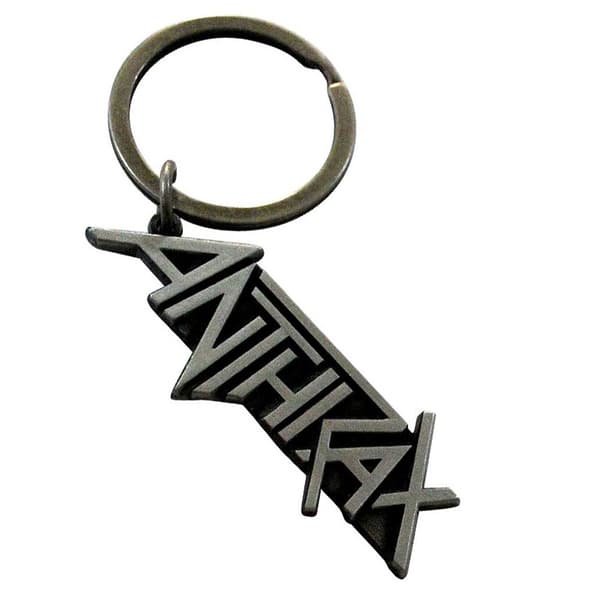 Anthrax Band Logo Keyring Keychain One Size