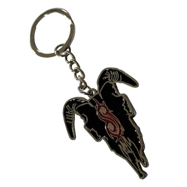 Slipknot Goat Head Band Logo Keyring Keychain One Size