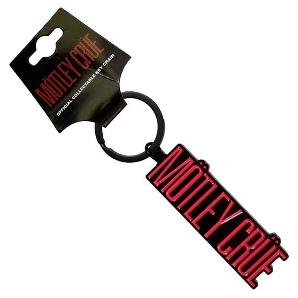 Motley Crue Band Logo Keyring Keychain One Size