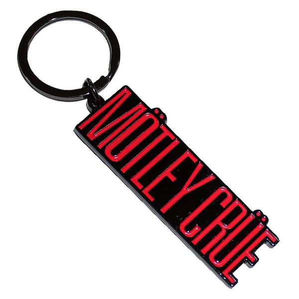 Motley Crue Band Logo Keyring Keychain One Size