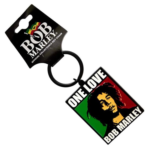 Bob Marley One Love Keyring Keychain One Size
