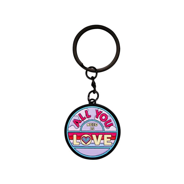 The Beatles Keyring All You Need Is Love Keychain One Size