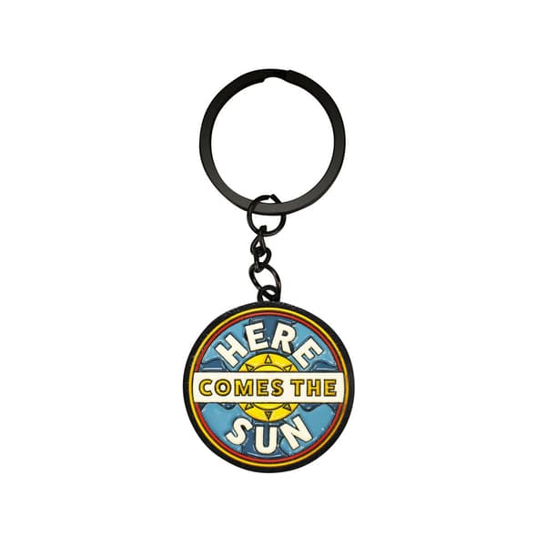 The Beatles Keyring Here Comes The Sun Keychain One Size
