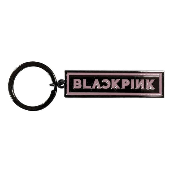 BlackPink Nyckelring med logotyp Black/White One Size