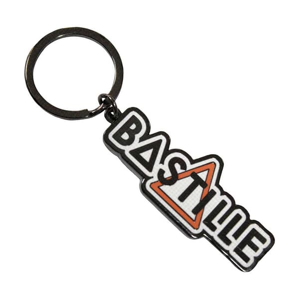 Bastille Triangle Keyring White/Orange One Size