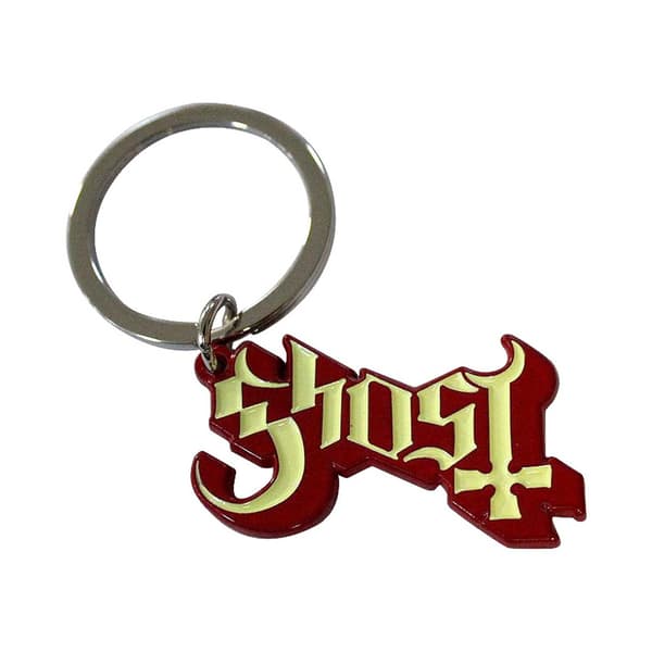 Ghost Shadow Logo Nyckelring Yellow/Red One Size