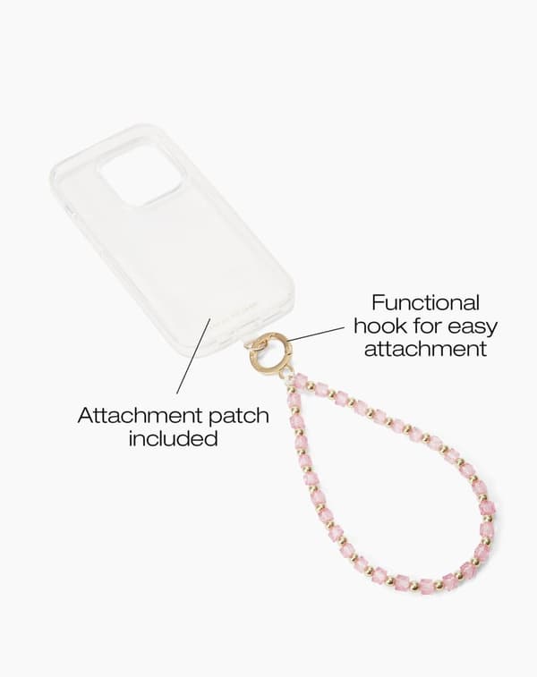 Phone Wristlet Strap Light Pink