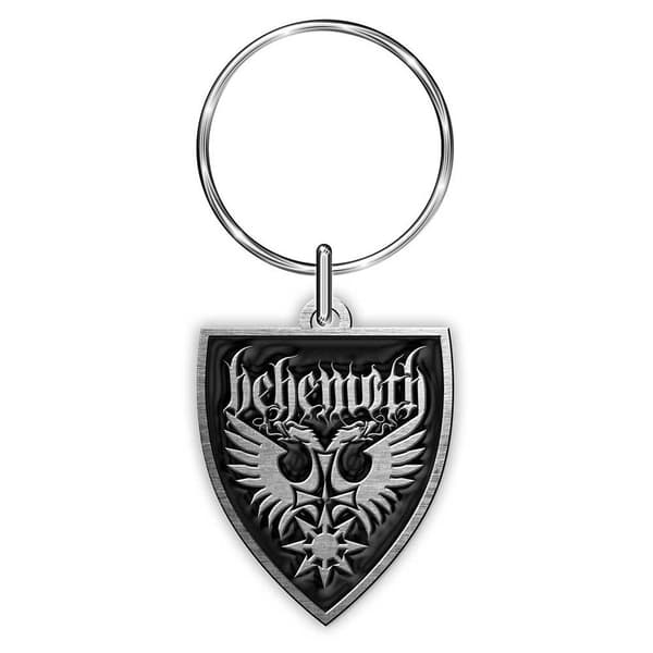 Behemoth Eagle Keyring Black/Silver One Size
