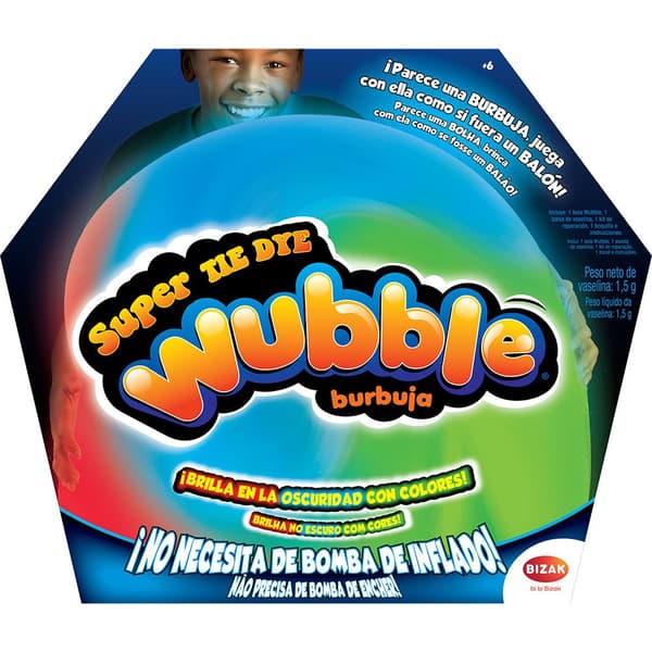 Wubble Tyde Dye Glød-i-mørke Nøglering