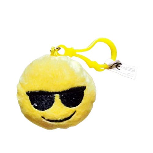 Playwrite Toymoji Plush Key Clip Yellow One Size