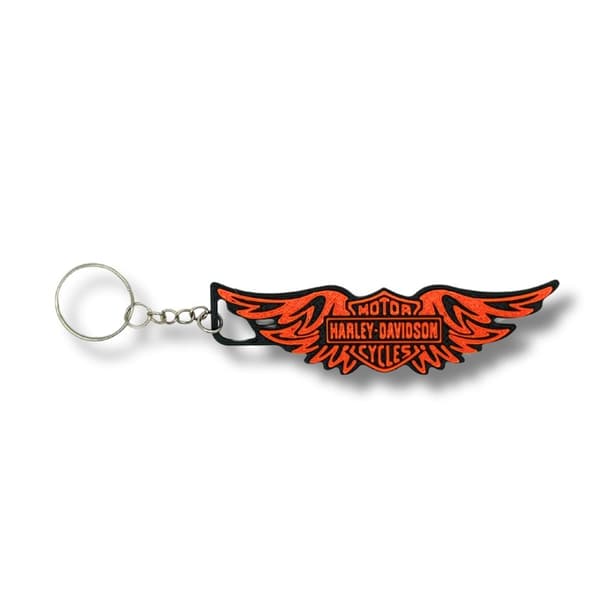 Nøkkelring emblem tilbehør for Harley Davidson vinger
