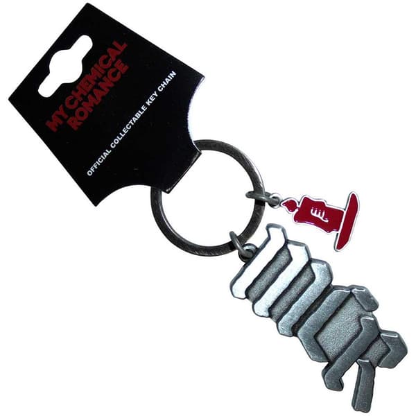 My Chemical Romance MCR Candle Logo Keyring