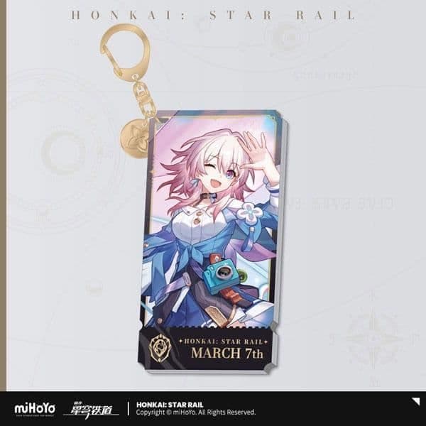 HONKAI: STAR RAIL CHARACTER NYCKELRING 7 MARS 9 CM MIHOYO