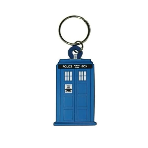 Nyckelring - DOCTOR WHO - Tardis - Mått: 2 x 5 cm - Färg: Blå - Blandat