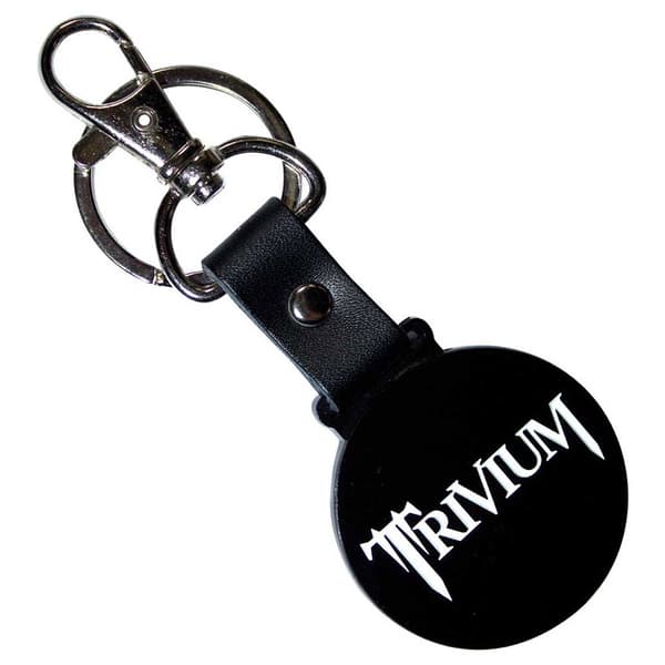 Trivium Mono Cirle Band Logo Keychain One Size
