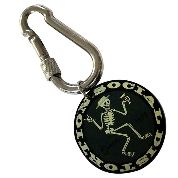 Social Distortion Classic Band Logo Keychain One Size