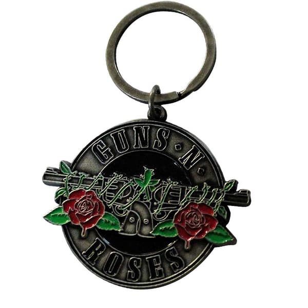 Guns N Roses Cirkel logotyp nyckelring