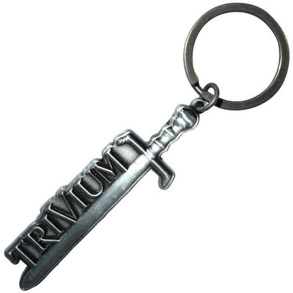 Trivium Svärd nyckelring Silver One Size