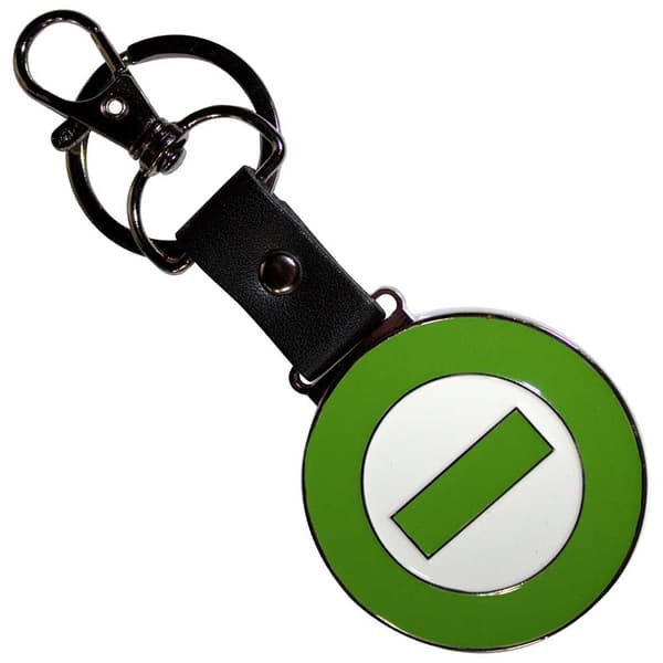 Type O Negative Nyckelring med emblem Green/White/Black One Size