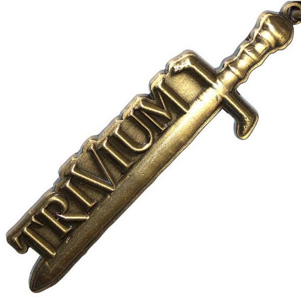 Trivium Sword Keyring Gold One Size