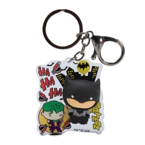 BATMAN &amp; JOCKER - 3D BLUE SKY KEYCHAIN DC717171