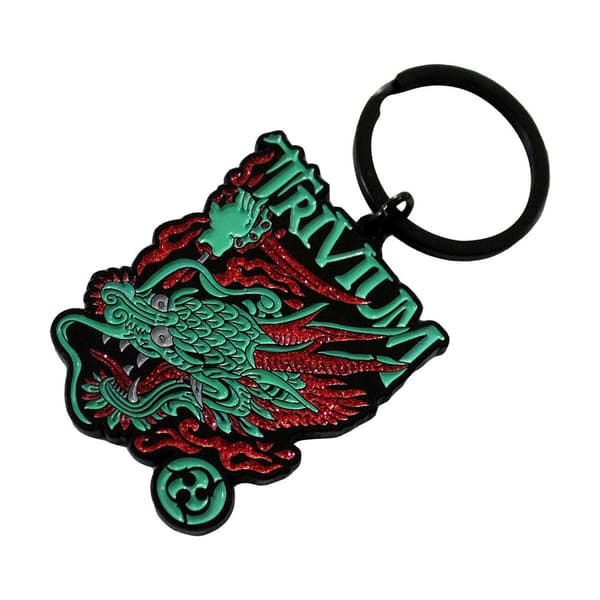 Trivium Deadmen Dragon Head Keyring